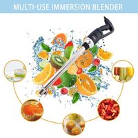 Homogénéisateur Bâton de mélange à main à immersion électrique Mélangeur à main robuste Mélangeur à main multifonction Mélangeur à main