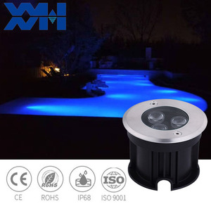 Ip68 Étanche En <span class=keywords><strong>Acier</strong></span> Inoxydable 12v 3Watt <span class=keywords><strong>Piscine</strong></span> Intégrée 100mm Encastré Sol Lumière Sous-Marine pour <span class=keywords><strong>Piscine</strong></span> - Product Image 1