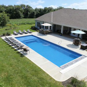 Piscina Rectangular Premium para Jardín, Piscina Enterrada para Hotel, Piscina de Fibra de Vidrio a Prueba de Fugas, Envío en Contenedor, Larga Vida Útil - Product Image 1