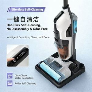 NOUVEAU Nettoyeur de <span class=keywords><strong>sol</strong></span> électrique intelligent sans fil, tout-en-un, avec fonctions de balayage, auto-nettoyage, lavage et aspiration - Product Image 4
