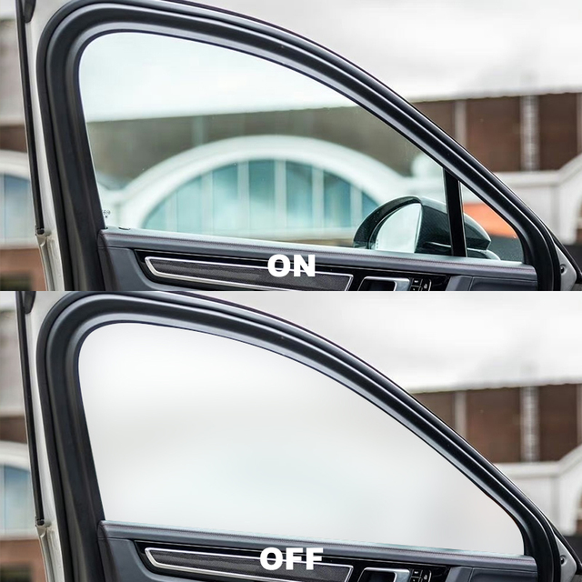 Smart PDLC Privacy Window Film Smart Film for Car Window Tint Self-Adhesive Switchable Electric PDLC Film Remote Control for Car