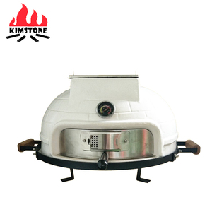 Kimstone nuovo Design Parrilla Kamado da tavolo struttura in mattoni ceramica legno forno per Pizza - Product Image 2