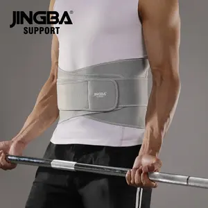 JINGBA 2023 produk baru sabuk Gym angkat beban Lumbar penguat punggung kompresi Neoprene elastis kualitas tinggi multiwarna