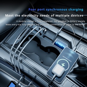 2017- Car Modification Upgrade 12-24V USB <b>Type</b> <b>C</b> Fast LED Light Charging Docking Station for Volkswagen Passat - Product Image 3
