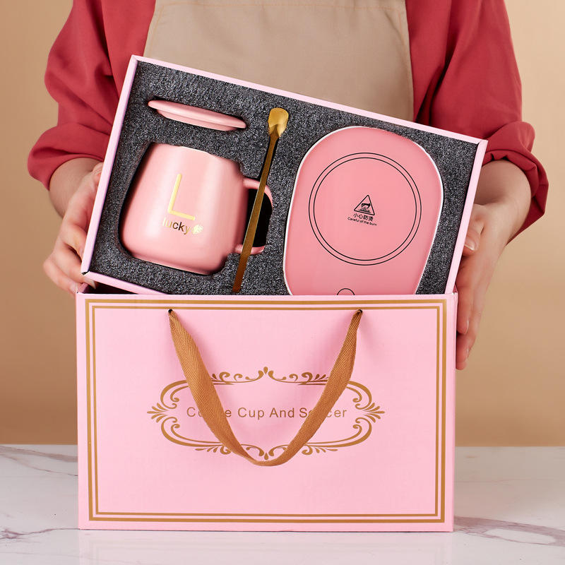 Tasse chaude rose L (avec coffret cadeau)