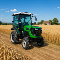 Tracteur agricole 75 CV 4x4 avec cabine climatisée spacieuse et caméra de recul pour l'agriculture en verger sur de longues heures DONOL