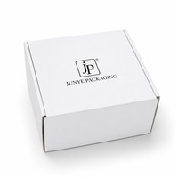 Boîte d'expédition en papier kraft à logo personnalisé, style usine tendance, vente en gros, OEM, faible MOQ, découpée à l'emporte-pièce, auto-scellante, en carton ondulé, emballage plat