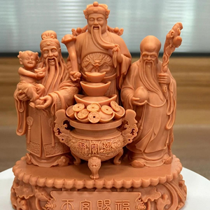 Customized High-precision Red Wax SLA 3D Printing Service for Creating Anime Character <strong>Toys</strong> and 3D Printed Statue <strong>Prototypes</strong> - Product Image 2