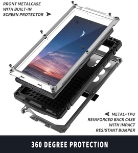 Funda Protectora para Teléfono <span class=keywords><strong>Celular</strong></span> <span class=keywords><strong>Samsung</strong></span> <span class=keywords><strong>Galaxy</strong></span> S25 Ultra, Anti-rayones, TPU y PC, Protección Total - Product Image 2