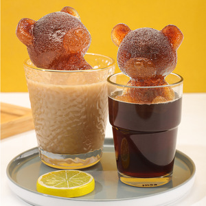 Bear Ice Cube Mold Silicone Animal Shape For Drink And Dessert Making - Product Image 1