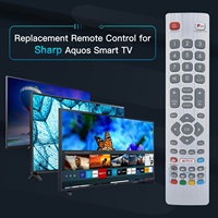 SHW/RMC/0121 SHWRMC0121 Control remoto universal para televisor inteligente S-harp Aquos con 4 botones de acceso directo, no requiere configuración