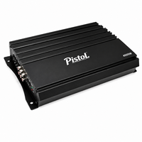Amplificateur de puissance pour voiture PISTOL OEM, logo personnalisé, 4000W max, 4 canaux, classe AB, pour système audio professionnel, distribution de marque