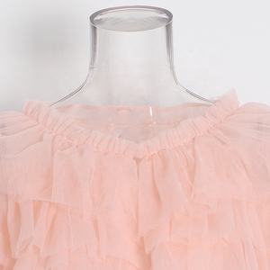 OUDINA nuova personalità arricciata girocollo a maniche lunghe da donna in rete <span class=keywords><strong>camicia</strong></span> e camicette da donna camicette da donna - Product Image 5