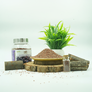 Légèrement rôti 3X coréen sel de bambou extrait de plantes utilisation quotidienne pour la cuisson avantages thérapeutiques culture sauvage verre peut - Product Image 1