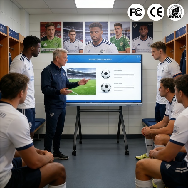 55" 65" 75" 4K Multi-function Interactive Display Screen | Smart Touch Board with Camera & Mic for Remote Video Conference