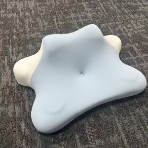 Almohada Ergonómica Multiusos Personalizada de Espuma Viscoelástica, Antiácaros, Lavable, con Soporte para el Cuello de Poliuretano de Rebote Lento - Product Image 1