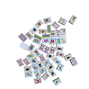 Nouveauté : Jeu de tuiles de mahjong sur le thème des montgolfières, 160 pièces avec tuiles Joker, style classique portable pour les jeux de société - Product Image 3