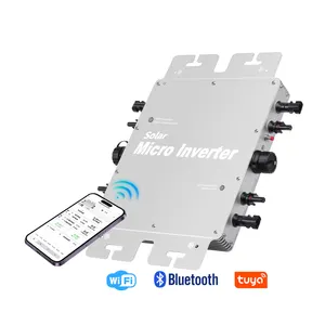 Microinverter Nhà cung cấp 1400W tuya Cắm và chơi IP65 không thấm nước MPPT điều khiển microi biến tần 1400W Gtb