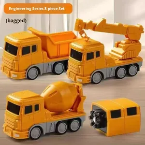 Đa Năng Nhựa Lắp Ráp Từ Xe Robot Cross-Biên Giới Giáo Dục Chuyển Kỹ Thuật Xe Đồ Chơi Cho Bé Trai - Product Image 6