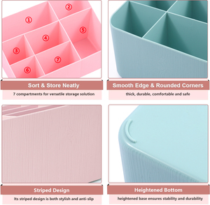 Organizzatore da Scrivania Foska con 7 Scomparti per Penne, Matite e Altri Accessori da Ufficio o Cancelleria - Product Image 5