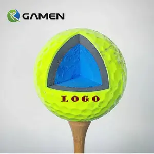 Gamen软聚氨酯锦标赛白色散装高驾驶定制标志2 3 4 5pcs全套练习定制USGA高尔夫球