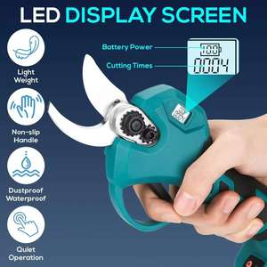 Battery Powered Cordless vườn dụng cụ cầm tay sắc nét cắt tỉa Shears nhà máy giá - Product Image 3