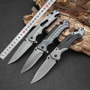 Coltello Pieghevole in Acciaio Inox 4cr13 46-48Hrc con Punta per Rompere Vetri e Tagliacorde, Clip da Tasca per Campeggio, EDC e Attività all'Aperto - Product Image 3
