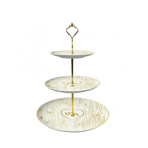 Platos, Tazones y Tazas para Hotel y Cafetería, Vajilla Elegante de Porcelana Blanca con Borde Dorado y Diseño de Corazón, de 6.5 a 14 Pulgadas, Venta al Por Mayor - Product Image 6