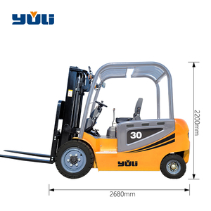 尤利高品质低价出售桅杆滚轮轴承桅杆小型工业2.5吨<span class=keywords><strong>3</strong></span>吨<span class=keywords><strong>3</strong></span>.5吨电动叉车 - Product Image 1