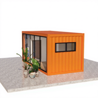 Maison mobile certifiée CE - Maison préfabriquée en conteneur - Maison mobile en conteneur avec salle de bain, cuisine, chambre à coucher