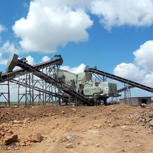 Planta trituradora de piedra de hormigón móvil completa de 60 Tph con cinta transportadora de goma - Product Image 2