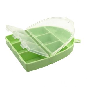Caja Organizadora Portátil Transparente de PP con 7 Compartimentos para Vitaminas y Medicamentos - Product Image 3