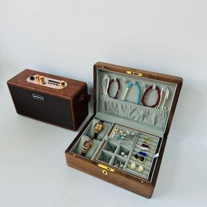 Scatola <span class=keywords><strong>in</strong></span> <span class=keywords><strong>Legno</strong></span> di Noce Personalizzabile con Logo Inciso, Ecologica, di Alta Qualità, Lussuosa, Piccola, <span class=keywords><strong>per</strong></span> Confezioni <span class=keywords><strong>Regalo</strong></span>, Anelli di Fidanzamento e Matrimonio - Product Image 1