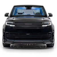 Pour Land Rover Rangerover Kit de carrosserie en Fiber de carbone Rangerover MSY Style diffuseur de lèvre avant en Fiber de carbone Spoiler Kit à corps large