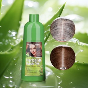 Champú para Teñir el Cabello con Extracto de Plantas, Espuma Natural, Apto para Teñir el Cabello Gris, Color Negro Suave y Duradero - Product Image 4