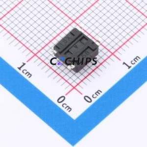 TS6643TP 250gf-HT Tactile Switch SMD-4P,6x6mm Switch Single Pole Single Throw Round Button 2.5N Vertical Mount - Product Image 2