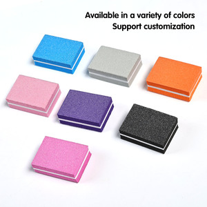 Venta caliente Mini bloque de tampón de uñas de esponja de doble cara 2 en 1 Lima de uñas de grano doble para pulir suministros de tampón de uñas de salón - Product Image 4