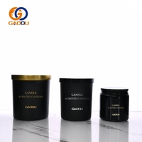 Bocaux en verre uniques pour bougies, contenants en verre pour bougies, bocaux en verre vides pour bougies avec couvercle