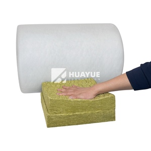 HUAYUE <span class=keywords><strong>Rollo</strong></span> 100 mm 50 mm Construcción Materiales de construcción Aislamiento de lana de roca Precio para edificios - Product Image 1