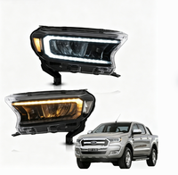 Phares LED complets VLAND certifiés DOT et E-MARK, clignotants séquentiels, feux de jour DRL, phare avant pour Ford Ranger T6 T7 2015-2020