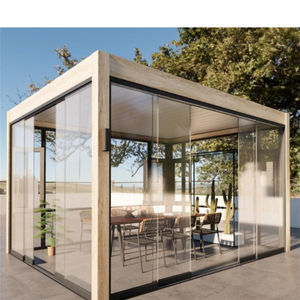 Venda quente Pérgulas De Alumínio E Gazebos Para Jardins Ao Ar Livre Personalizado Louvered Telhados De Metal - Product Image 3