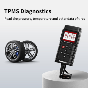 Thinkcar TPMS alat diagnostik mobil, pemantau tekanan ban listrik/baterai, pembelajaran aktivasi Sensor pemindai diagnostik - Product Image 4
