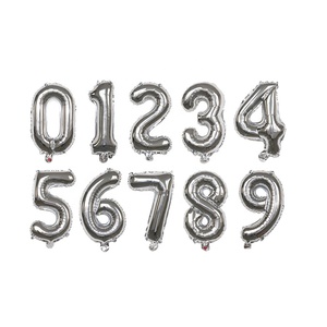 Vente flash - Grand ballon en aluminium de 32 pouces, rose <span class=keywords><strong>doré</strong></span>, pour décoration de mariage ou d'<span class=keywords><strong>anniversaire</strong></span>, chiffres 0-9 - Product Image 5