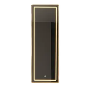 Moderne Stijl Achtergrondverlichting Spiegel Led Bad Spiegel Muur Gemonteerde Badkamer Spiegel Met Verlichting