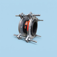 Joint d'expansion en caoutchouc à bride flottante Easyflex avec unité de contrôle 4 pouces x 6 pouces EPDM PN20 Connecteur de tuyau flexible