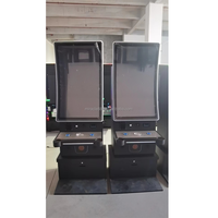 MIRACLE Nouvelle Machine de Jeu d'Arcade avec Écran Tactile Vertical Courbé de 43 Pouces, Cabinet de Jeu 5 en 1, Métal + Acrylique, Personnalisable
