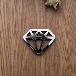 Autocollants muraux en miroir 3D DIY pour la décoration de la maison, couronne en acrylique, diamant, papillon, <span class=keywords><strong>série</strong></span> de ponctuations EVA pour mariage - Product Image 2
