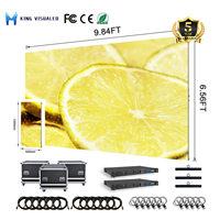 Prix d'usine P3.9 6X3m Écran LED extérieur IP65 étanche 3840Hz Panneau LED portable pour événements festifs