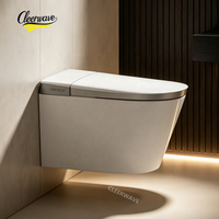 2026 WC intelligent électrique mural de luxe haute qualité avec bidet intégré et chasse d'eau automatique