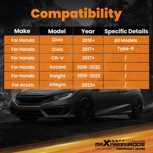 Maxpeedingrods 4X หลัง Camber แขนนิ้วเท้าปรับได้สำหรับ2016 + สำหรับ<span class=keywords><strong>2023</strong></span>-2025 Acura Integra รับประกัน2ปี - Product Image 6